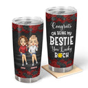 Chibi Congrats On Being My Bestie - Gift For Bestie - Personalized Tumbler