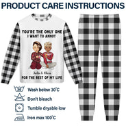 Christmas Couple Only One To Annoy - Gift For Couples - Personalized Unisex Pajamas Set