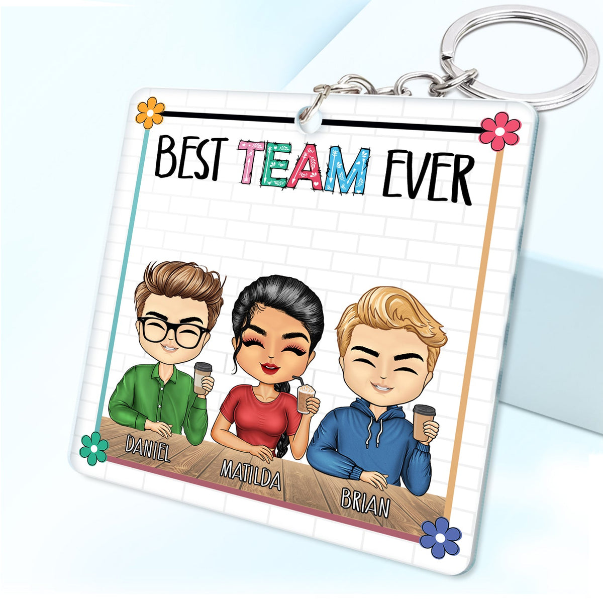 Congrats On Being My Coworker - Gift For Colleagues - Personalized Acrylic Keychain