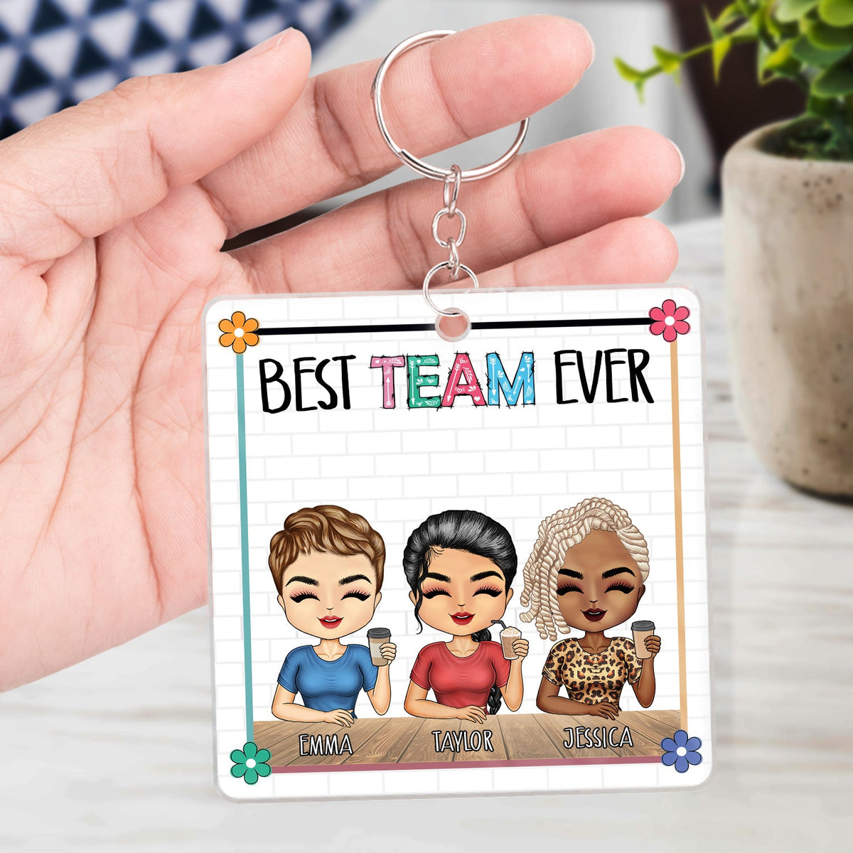 Congrats On Being My Coworker - Gift For Colleagues - Personalized Acrylic Keychain