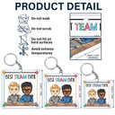 Congrats On Being My Coworker - Gift For Colleagues - Personalized Acrylic Keychain
