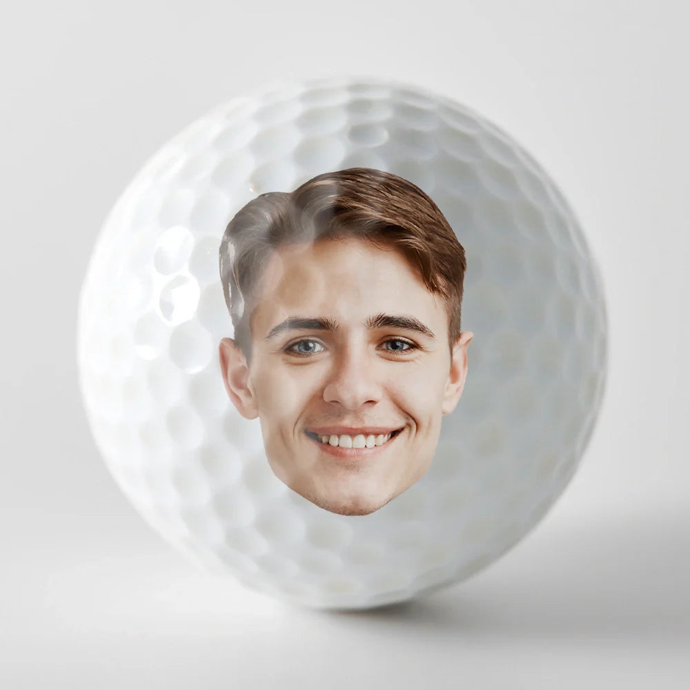 Custom Photo I'm Not Lost - Personalized Golf Ball