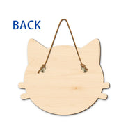 Beware A Crazy Dog & Cat Lady - Personalized Custom Shaped Wood Sign