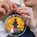 Grow Old Friends - Personalized Circle Glass Ornament