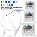 Christmas,Family,Memorial,Sad - Your Wings Were Ready But Our Hearts Were Not - Personalized Custom Shaped Acrylic Ornament