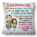 Gift For Kids,Gift For Grandkids,Gift For Daughter,Gift For Son,French,Non-Eng,Vector,Cozy - Grand-Mère Et Petit-Enfant J’ai Serré Ce Doux Coussin - Coussin Personnalisé