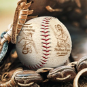 Baseball,Custom Photo,Art Design,French,Gift For Father,Sport Dad,Non-Eng,Proud,Photo - Pencil Sketch - Remove BG - Photo Personnalisée Croquis Au Crayon Meilleur Papa Du Monde - Baseball, Softball Personnalisés