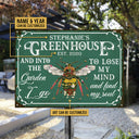 Garden Greenhouse Floral Art Find My Soul Custom Classic Metal Signs
