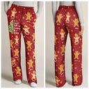 Gift For Women,Gift For Grandma,Love,Christmas - Gingerbread Cookie World Full Of Grandmas - Personalized Pajama Pants