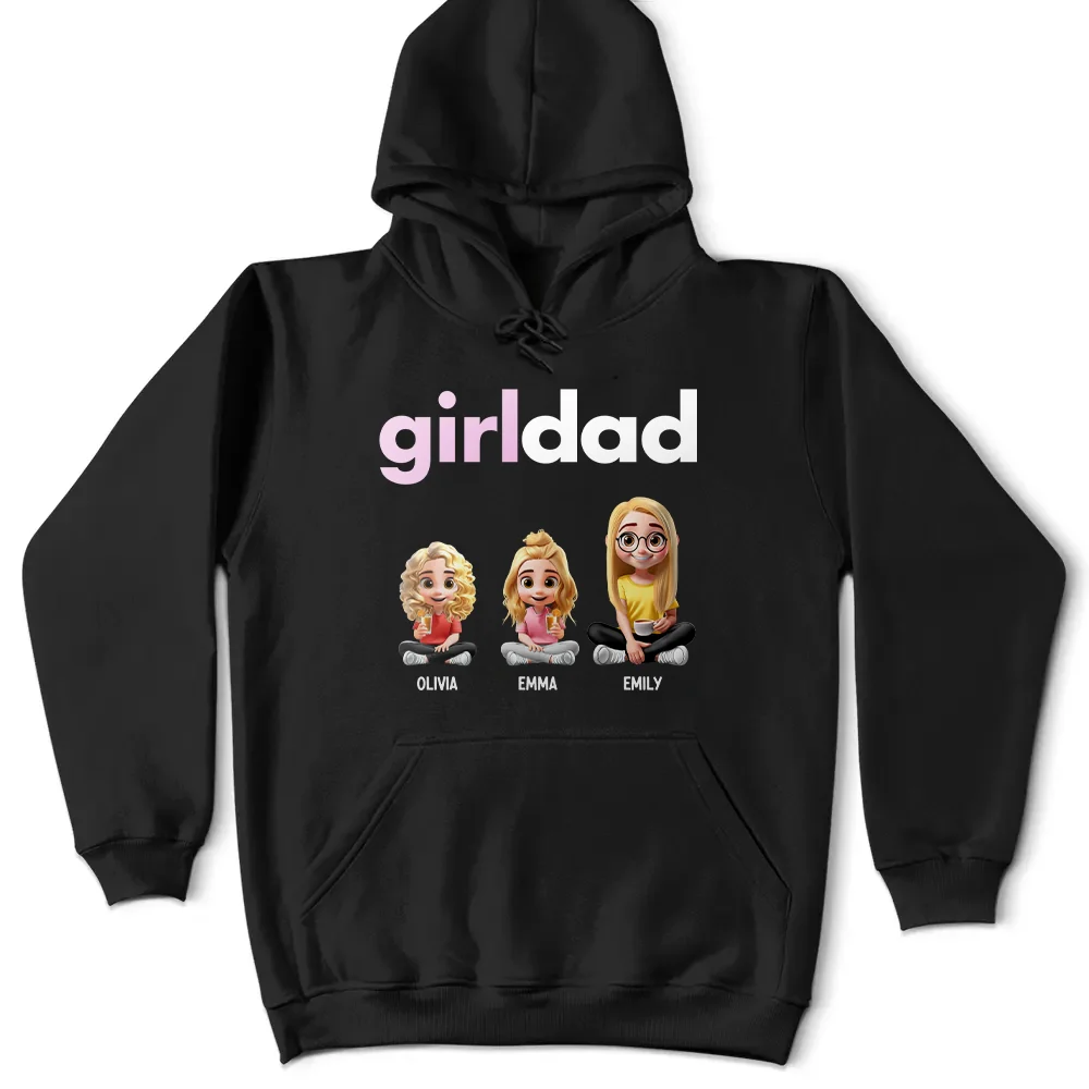 Gift For Father,Dad,Daughters  - Girldad - Personalized T Shirt