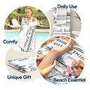Gift For Bestie, Beach, Summer, Happy, Gift For Women - Girls Trip A Lot Of Laughter & Memories - Personalized Beach Towel