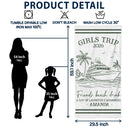 Girls Trip A Lot Of Laughter & Memories - Personalized Beach Towel