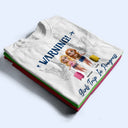 Continue Shopping,Travel,Gift For Bestie,Best friends' Hobby,Gift For Women,Happy - Girls Trip Cheaper Than Therapy 3D Effect - Personalized T Shirt