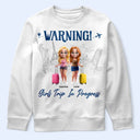 Continue Shopping,Travel,Gift For Bestie,Best friends' Hobby,Gift For Women,Happy - Girls Trip Cheaper Than Therapy 3D Effect - Personalized T Shirt