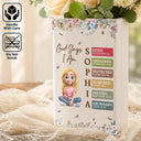 Gift For Yourself, Gift For Women, Reading, Happy, Gift For Men - God Says I Am Bible Verse - Personalized Ceramic Book Vase