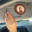 Christian,Gift For Yourself - God Says You Are Bible Affirmations - Personalized Custom Shaped Car Visor Clip