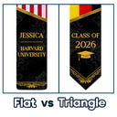 Happy, Graduation, Independence Day, America 250th, Gift For Yourself, Gift For Women, Gift For Men - Golden Pattern Congrats Graduation - Personalized Stoles