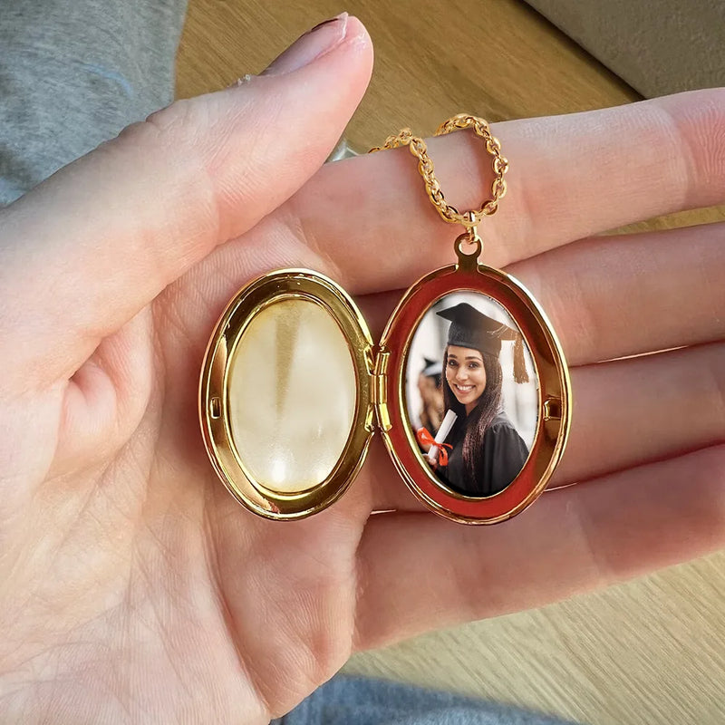 Vector,Graduation,Happy,Gift For Yourself,Gift For Women,Gift For Daughter,Gift For Sisters,Gift For Sibling,Gift For Bestie - Graduation Alphabet Letter - Personalized Locket Necklace