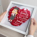 Graduation - Graduation Celebration The Beauty Of The Future - Personalized Flower Shadow Box
