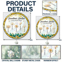 Gift For Grandma,Happy,Grandma,Grandkids - Grandma's Garden - Personalized Rainbow Suncatcher With Crystal Ball Prism