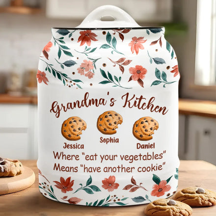 Grandma's Kitchen Have Another Cookie - Personalized Cookie Jar
