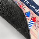 Independence Day, Gift For Grandpa, Gift For Grandma - Grandpa Grandma Firecrackers America Fireworks - Personalized Doormat
