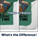 Gift For Father,Gift For Grandpa,Gift For Men,Non-Eng,Vector,Humorous - Grandpa May Nap Suddenly At Any Time - Personalized Fleece Blanket, Sherpa Blanket