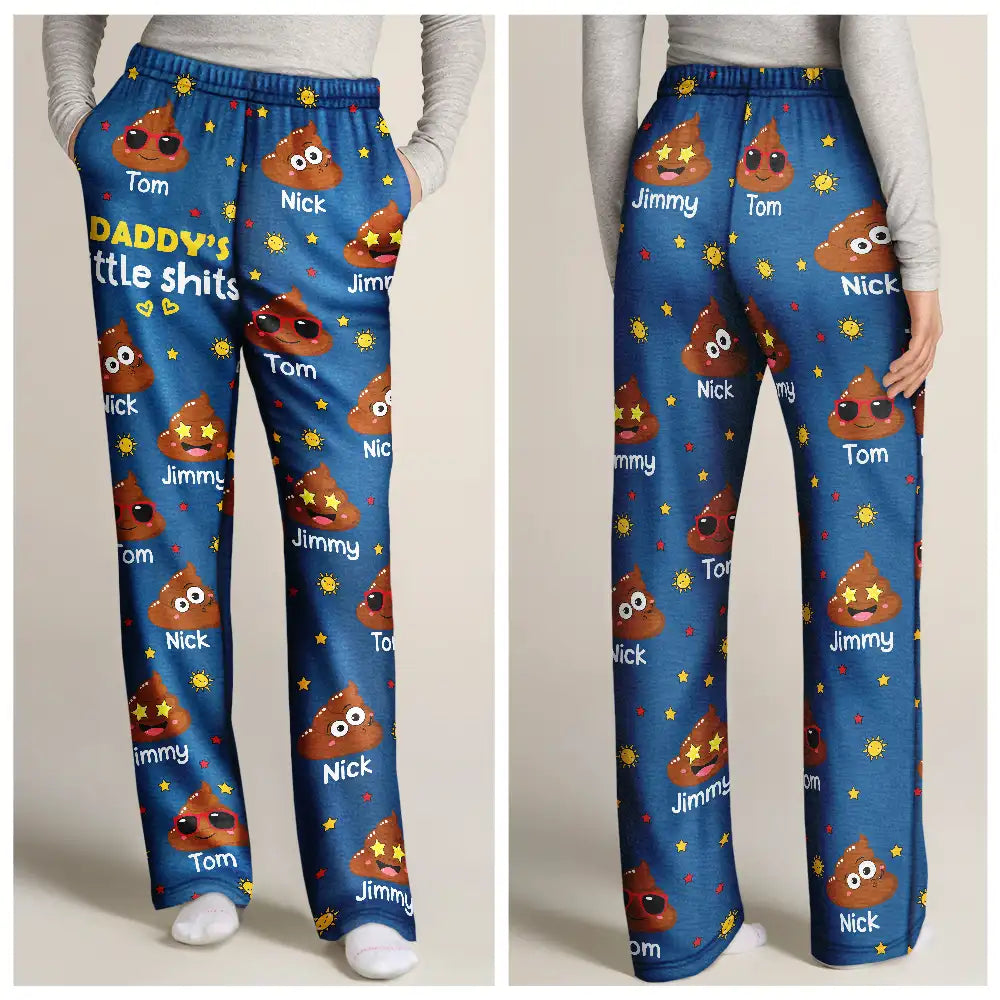 Gift For Grandpa,Gift For Grandparents,Gift For Grandma,Funny,Gift For Father,Gift For Mother - Grandpa's Little Kids - Personalized Pajama Pants