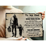 Guitar Being There For Me Customized Wood Rectangle Sign