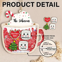 Marshmallows Family Dog Cat - Personalized 3-Layered Acrylic Shaker Ornament