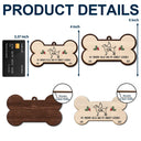 Dog Lovers,Dog Mom,Dog Dad,Pet Lovers,Pet Mom,Pet Dad,Memorial,Love,Christmas - Dog's First Christmas In My Forever Home - Personalized 2-Layered Wooden Ornament