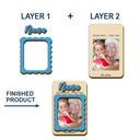 Gift For Mother,Gift For Grandma,Love,Custom Photo,Photo - Custom Photo Grandma Mommy Drive Safe I Love You - Personalized Custom Shaped Car Visor Clip