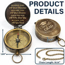 Graduation,Gift For Yourself,Gift For Daughter,Gift For Son,Gift For Kids,Gift For Bestie,Happy - Behind You All Memories Congrats Grad - Personalized Engraved Brass Compass
