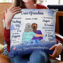 I Hugged This Soft Pillow Morning, Noon And Night Watercolor Style - Birthday, Loving Gift For Mom, Mother, Grandma, Grandmother, Daughter, Granddaughter - Personalized Custom Pillow