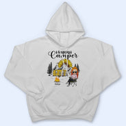 Happy Camper Chibi - Gift For Camping Lovers - Personalized Custom T Shirt