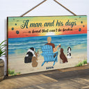 And She Lived Happily Ever After - Gift For Dog Lovers - Personalized Wood Rectangle Sign
