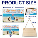 And She Lived Happily Ever After - Gift For Dog Lovers - Personalized Wood Rectangle Sign
