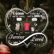 A Bond That Can't Be Broken - Gift For Dog Cat Lovers - Personalized Custom Shaped Acrylic Ornament