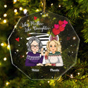 Like Mother Like Daughter - Christmas Gift For Mother Daughter - Personalized Custom Shaped Acrylic Ornament
