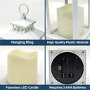 Gift For Grandma, Gift For Mother, Gift For Wife, Gift For Women, Happy - Grandma's Garden Birth Month Flowers - Personalized LED Candle Lantern