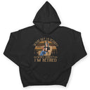What Day Is Today Who Cares I’m Retired Reading - Retirement Gift - Personalized Custom T Shirt