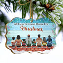 The Love Between Parents & Daughters Sons Is Forever - Christmas Gift For Mother And Father - Personalized Custom Wooden Ornament