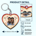 In Case You Need A Little Reminder Couple - Anniversary, Birthday Gift For Spouse, Husband, Wife, Boyfriend, Girlfriend - Personalized Custom Heart Shaped Acrylic Keychain