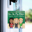 Work Made Us Colleagues Teacher - Birthday, Funny Gifts For Co-workers, Friends, Soul Sisters, Besties, BFF - Personalized Custom Acrylic Keychain