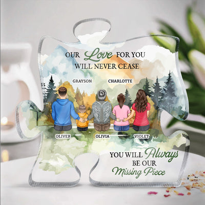 Puzzle Shaped Acrylic Plaque