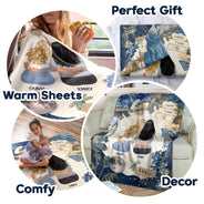 4 Better 4 Worse 4 Life - Gift For Sisters And Besties - Personalized Fleece Blanket