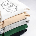 Custom Photo Oneline Portrait Pet Shirt - Gift For Pet Lovers - Personalized Embroidered Sweatshirt