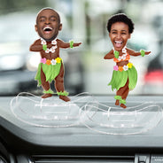 Custom Photo Hula Dancer - Gift For Women, Men, Kid - Personalized Acrylic Shaking Stand