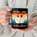 Father & Daughter Son Unbreakable Bond - Personalized Black Mug