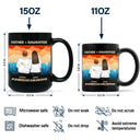 Father & Daughter Son Unbreakable Bond - Personalized Black Mug